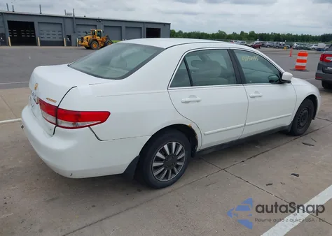 2003 Honda Accord 2.4 Lx из США, поврежденный, VIN 1HGCM56353A038906